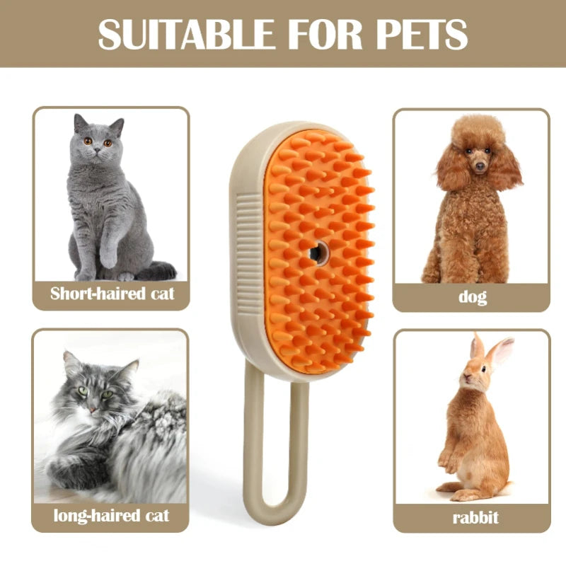 Cat Hair Steam Brush